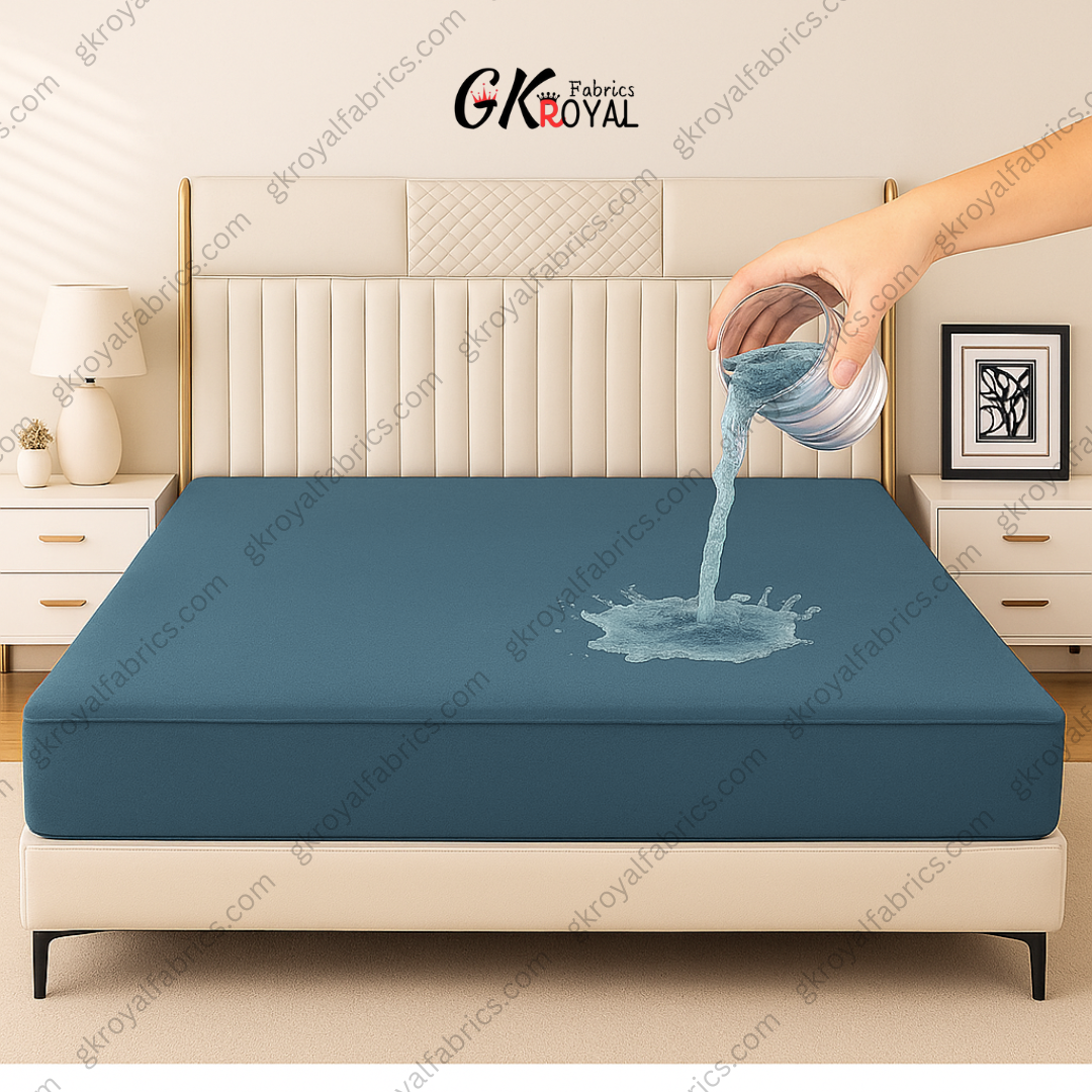 100% Terry Polyster Waterproof Mattress Protector