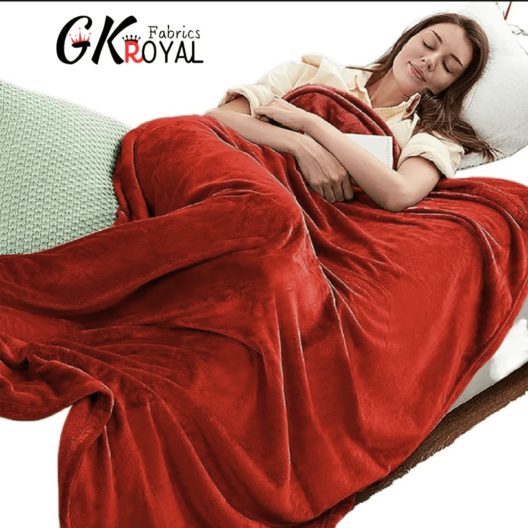 Fleece - Ac Blanket-(Red)