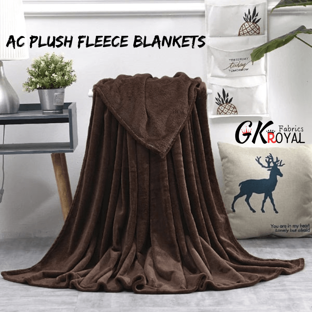 Fleece - Ac Blanket-(Brown)