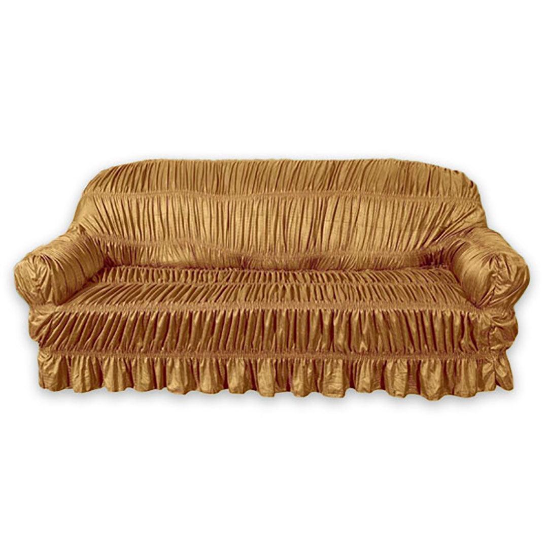 Twill Jersey Sofa Cover-Copper