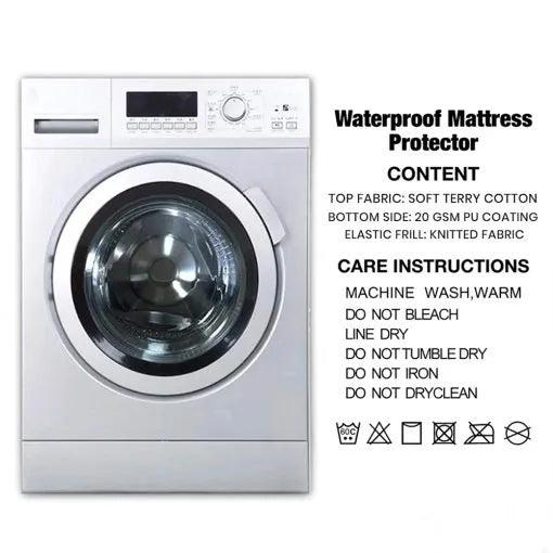 Terry Waterproof Mattress Protector- All Colors