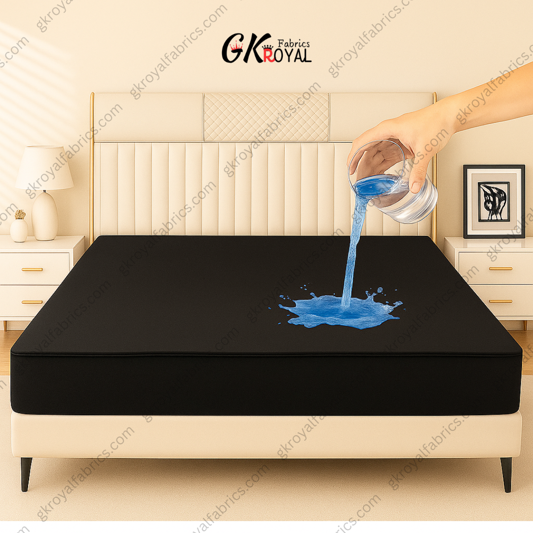 100% Terry Polyster Waterproof Mattress Protector