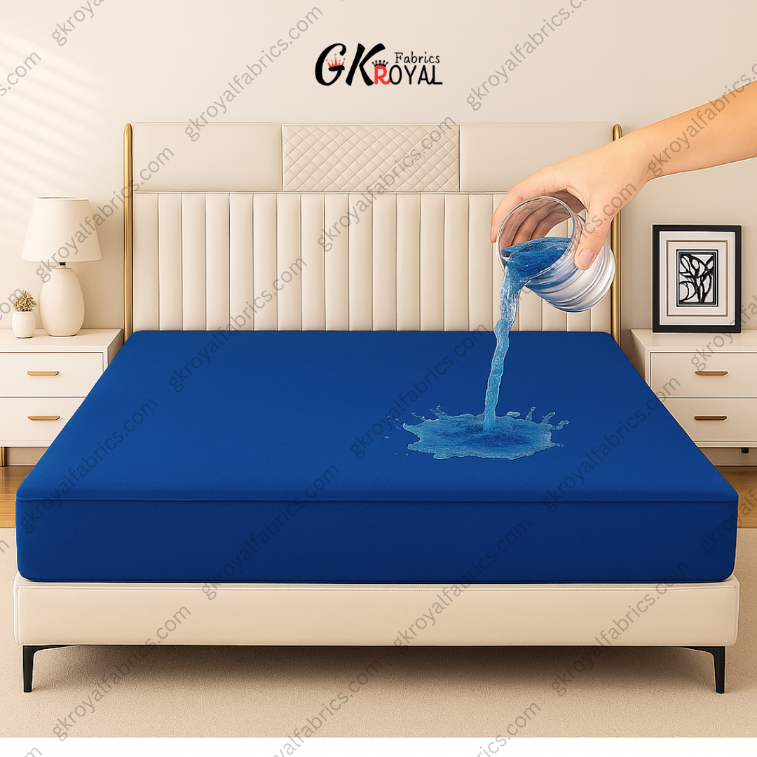 100% Terry Polyster Waterproof Mattress Protector