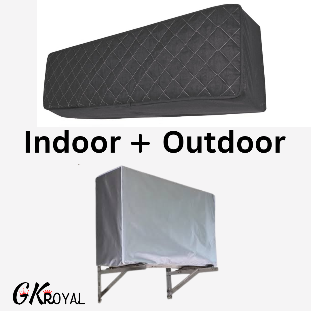 Quilted AC Cover - Grey Color