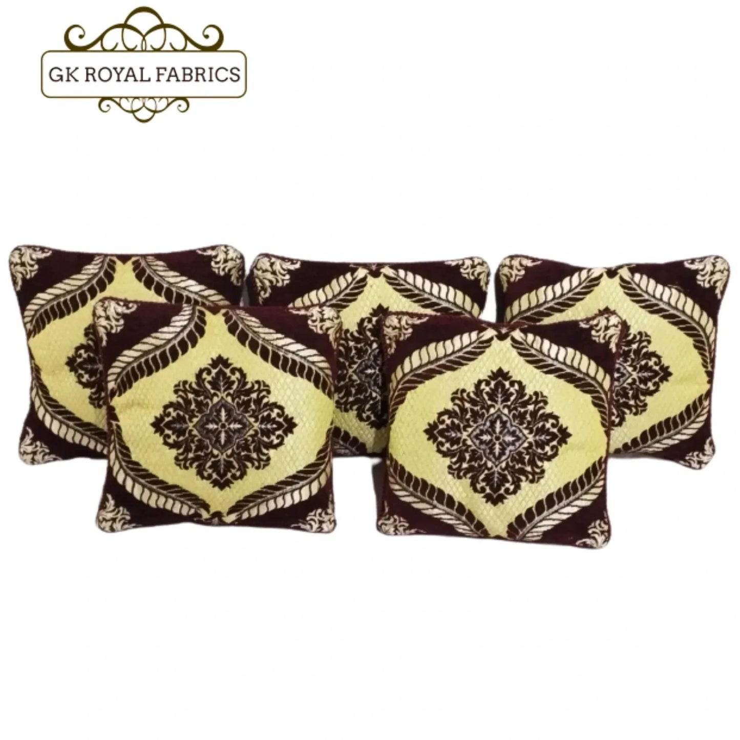 Velvet Jacquard Cushion cover 5 Pcs | M-110