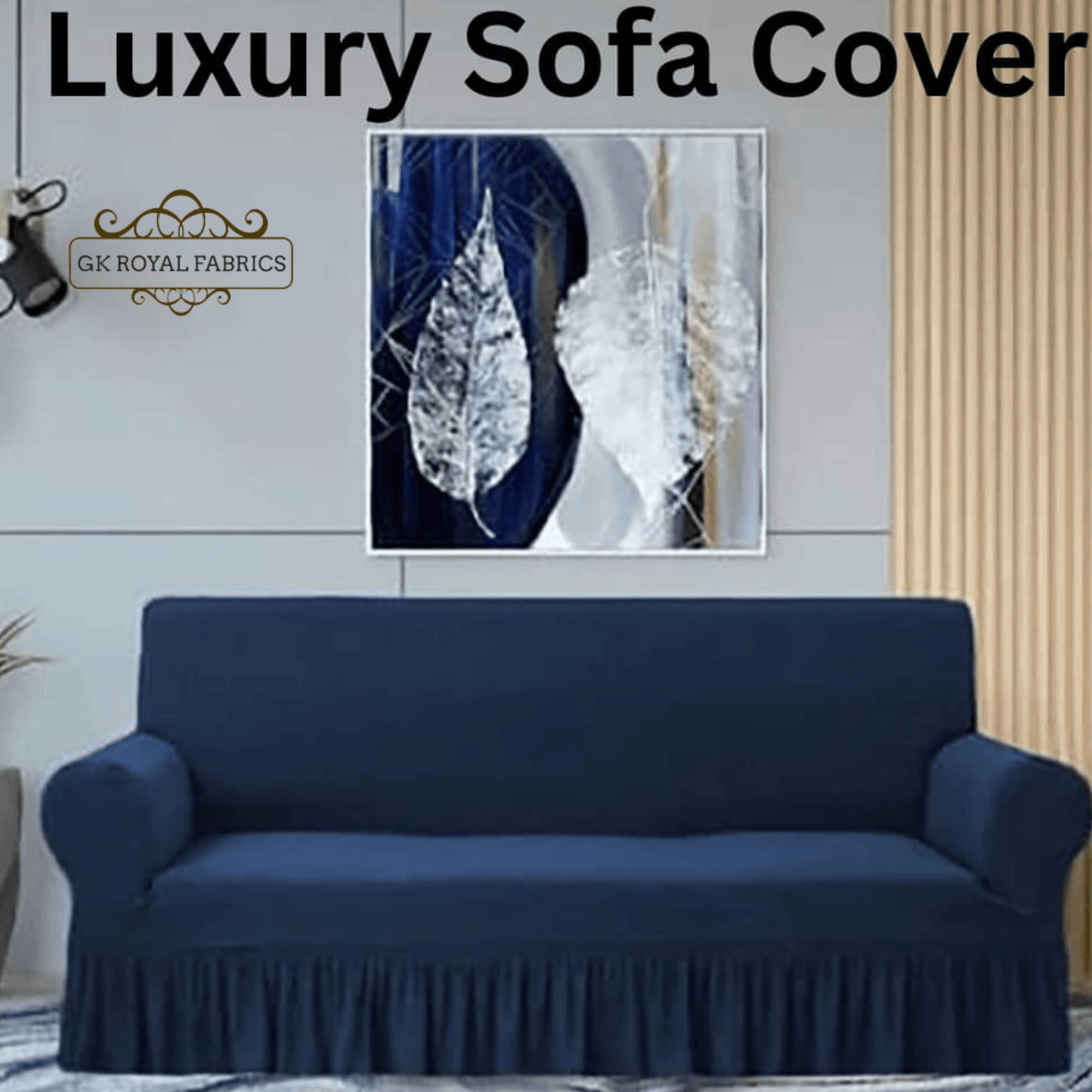 Jersey Sofa Covers-Blue