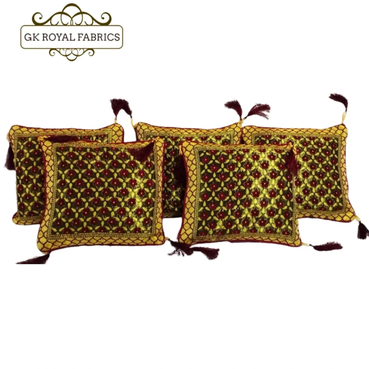 Velvet Jacquard Cushion cover 5 Pcs | M-06