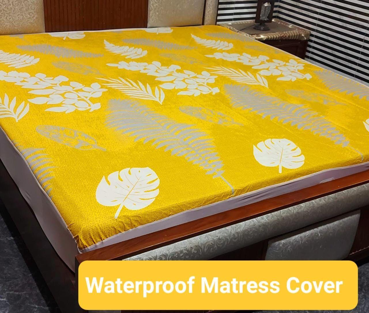 Printed 100% Waterproof Fitted Mattress Protector