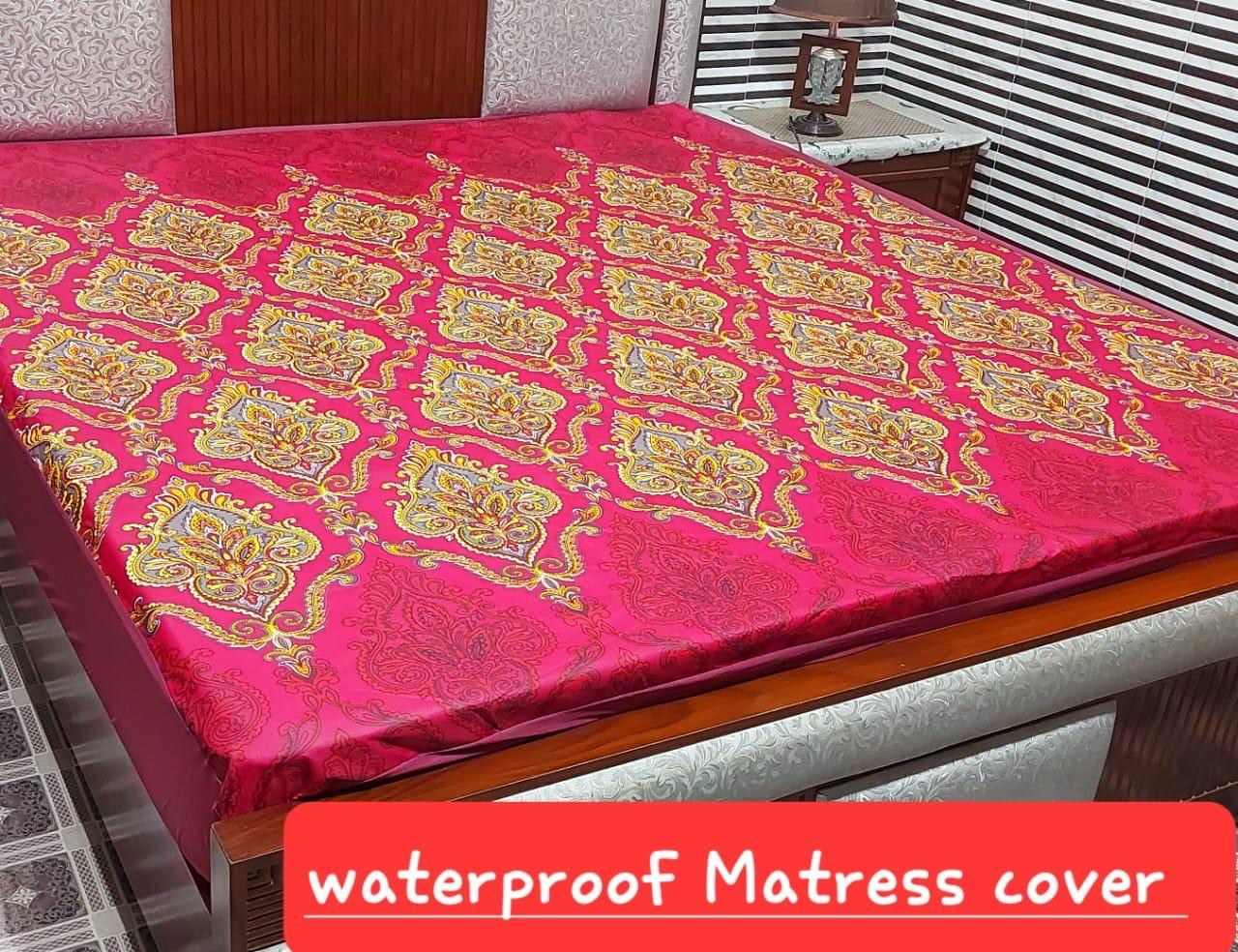 Printed 100% Waterproof Fitted Mattress Protector