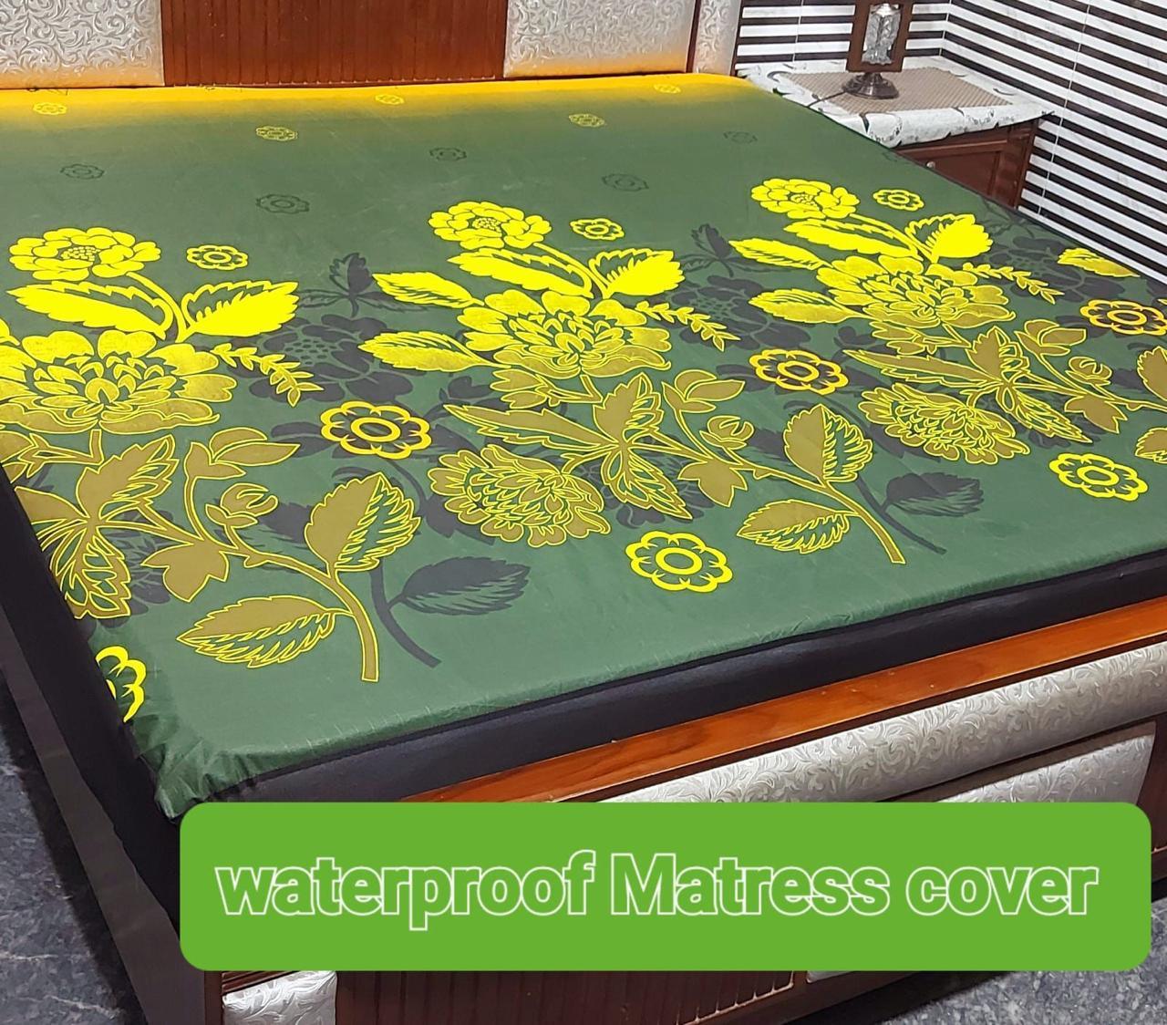 Printed 100% Waterproof Fitted Mattress Protector