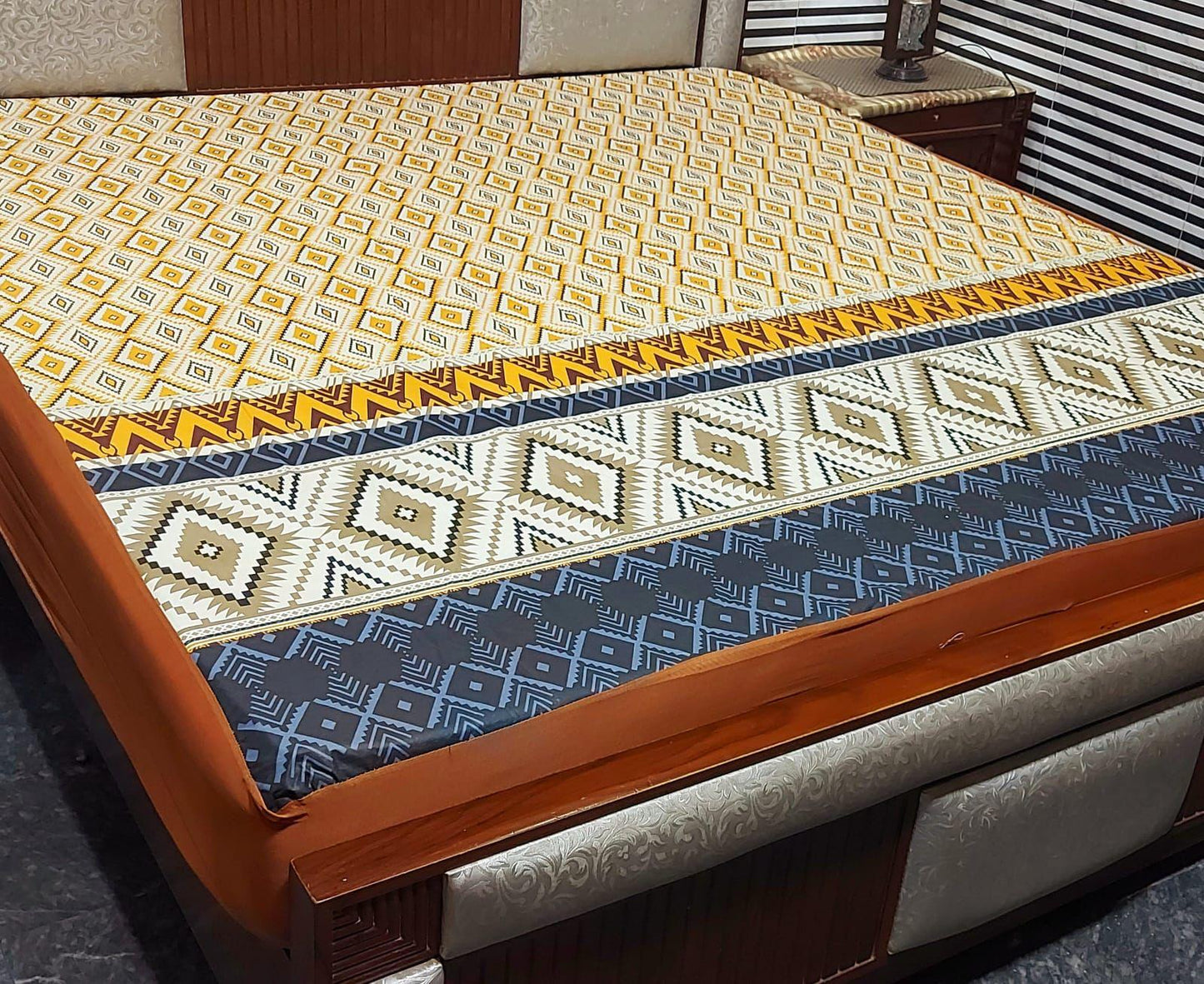 Printed 100% Waterproof Fitted Mattress Protector