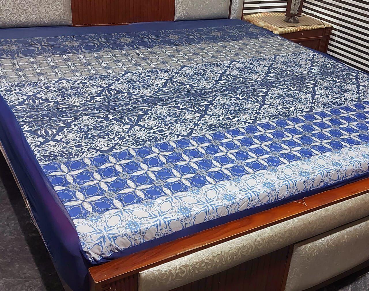 Printed 100% Waterproof Fitted Mattress Protector