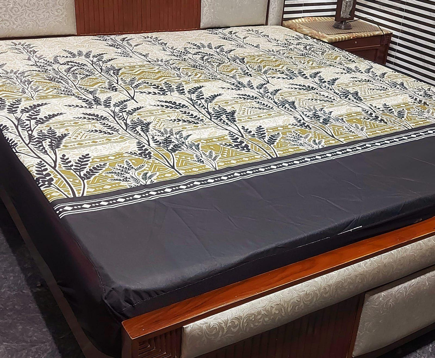 Printed 100% Waterproof Fitted Mattress Protector