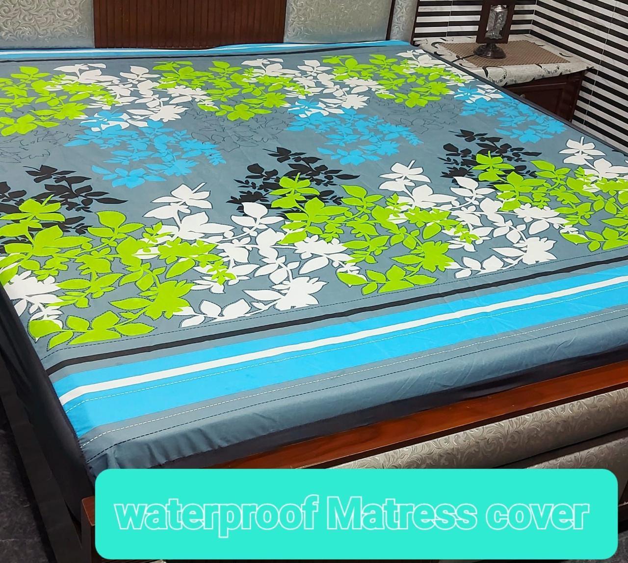Printed 100% Waterproof Fitted Mattress Protector