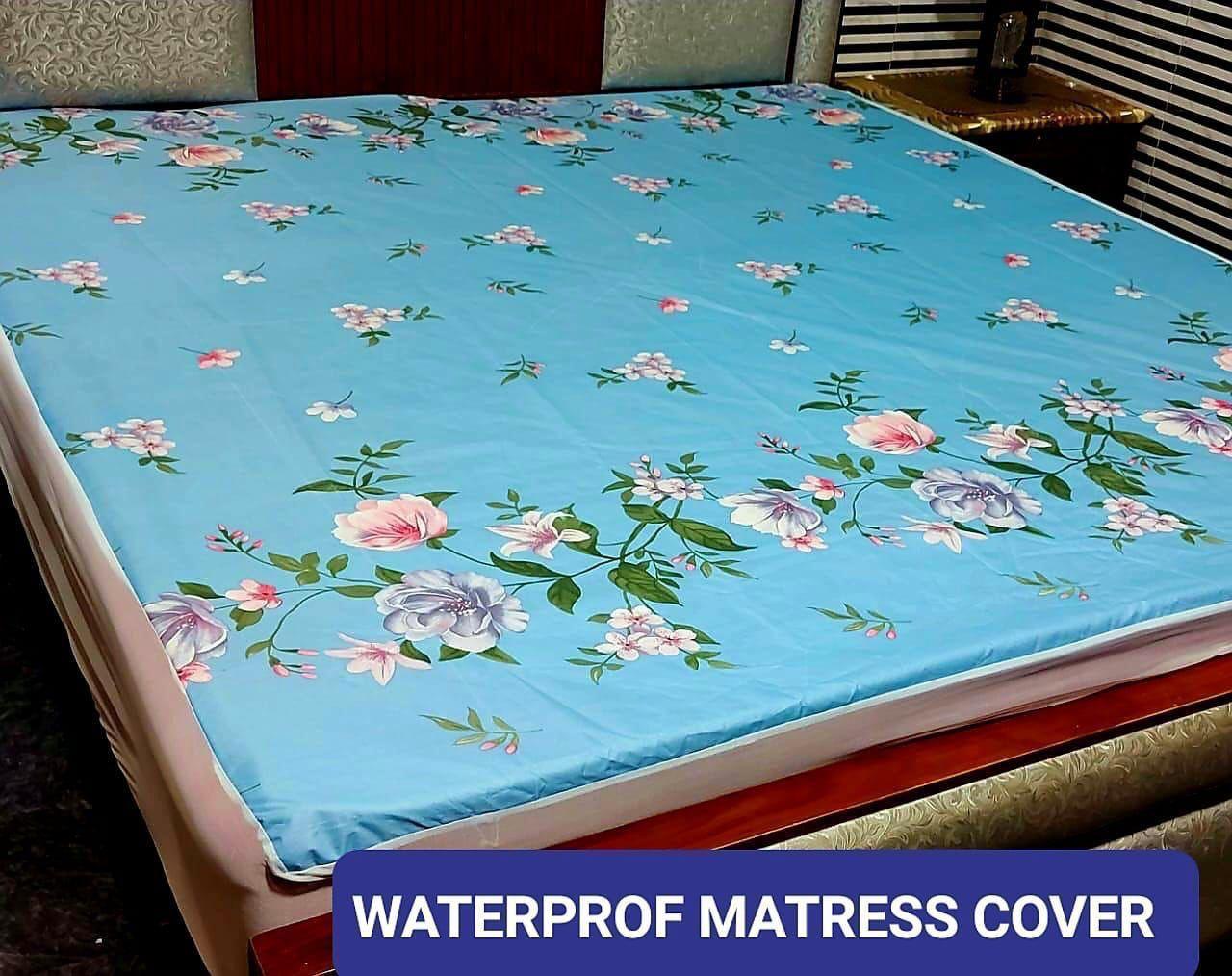 Printed 100% Waterproof Fitted Mattress Protector