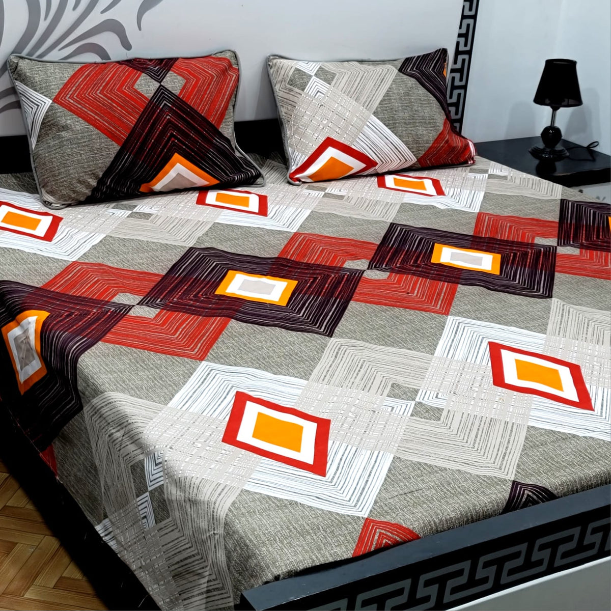 3D-Crystal Bed Sheets-C195
