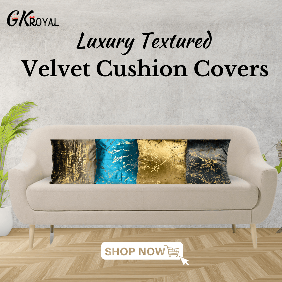 Textured Velvet Cushion Covers