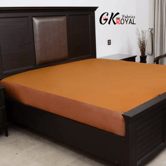 Terry 100% Waterproof Fitted Mattress Protector In Polish Brown Color