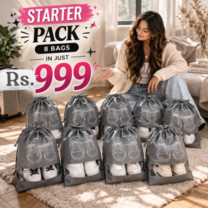 8 Pcs Travel Shoe Storage Bag