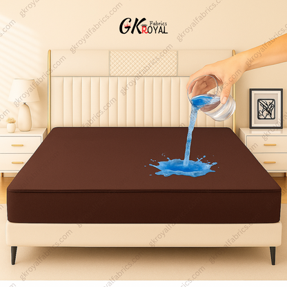 100% Terry Polyster Waterproof Mattress Protector