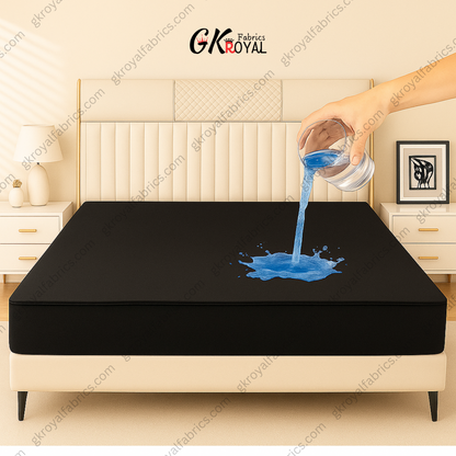 100% Terry Polyster Waterproof Mattress Protector