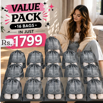 8 Pcs Travel Shoe Storage Bag